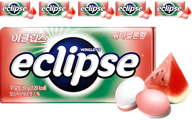 이클립스 워터멜론향 캔디, 30g, 6개