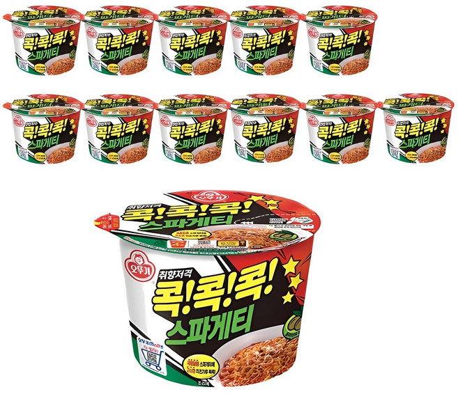 오뚜기 콕콕콕 스파게티, 120g, 12개