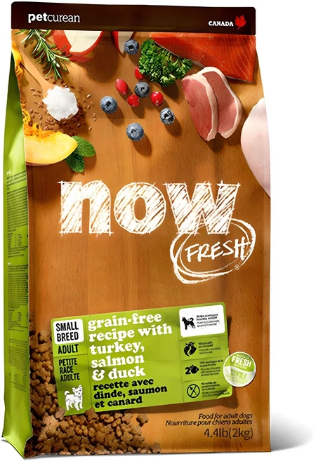 now 어덜트 강아지 그레인프리 스몰브리드 건식사료, 칠면조, 2kg, 1개 - 쿠팡