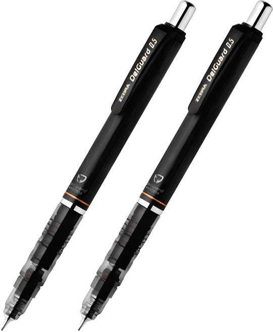 델가드 샤프 블랙, 0.5mm, 2개