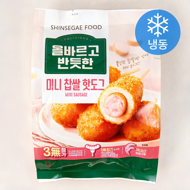 올반 미니찰핫도그 (냉동), 40g, 8개입, 1개