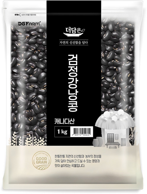 더담은 검정강낭콩, 1kg, 1개
