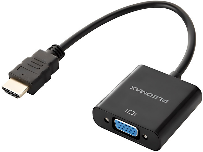 플레오맥스 HDMI M TO VGA F 컨버터 IT-HV01, 1개, 17cm