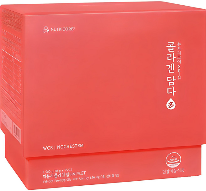 뉴트리코어 WCS NOCHESTEM 저분자 펩타이드 GT 콜라겐담다, 1.5kg, 1개