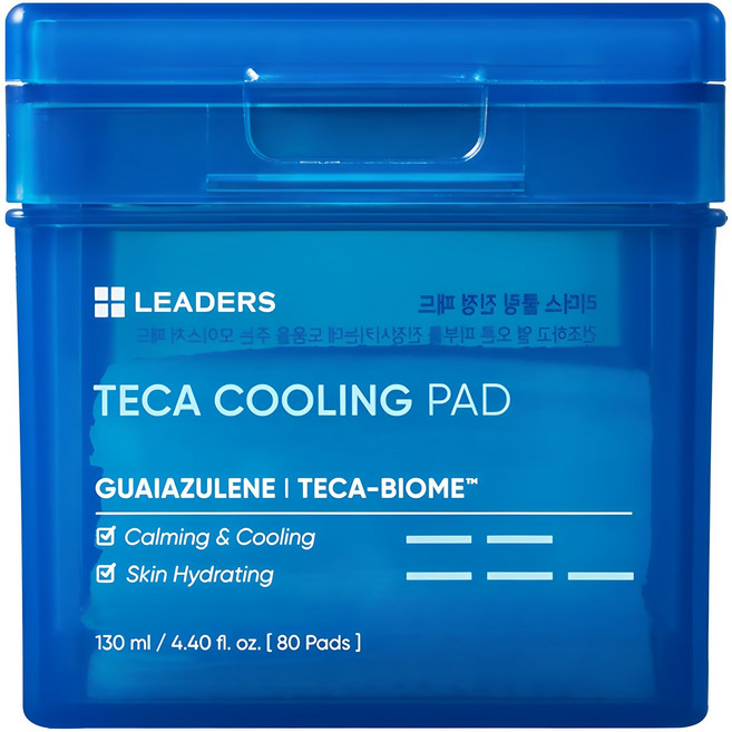 리더스 쿨링 진정 패드 130ml, 80개입, 1개
