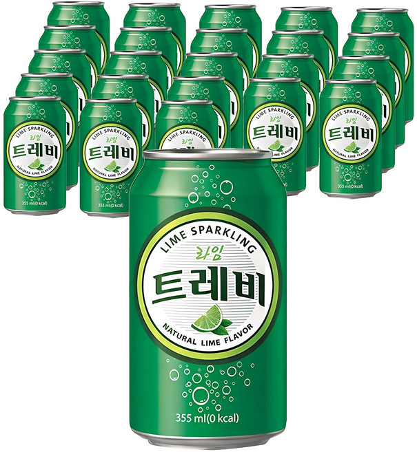 롯데 트레비 라임, 355ml, 24개