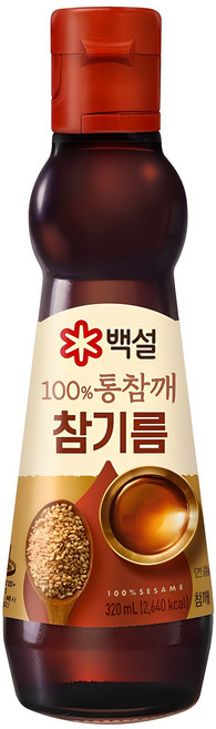 백설 100% 통참깨 참기름, 320ml, 1개