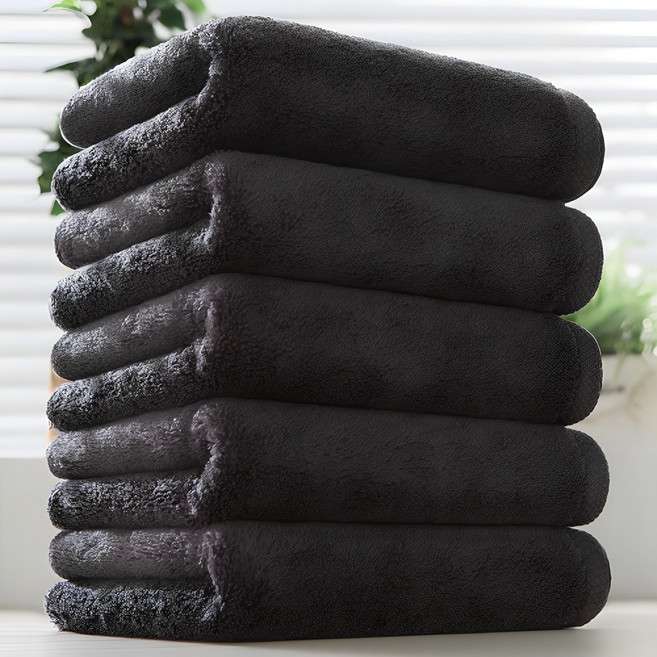 코튼클라우드 호텔수건 200g 40수 면사, 그레이, 5개