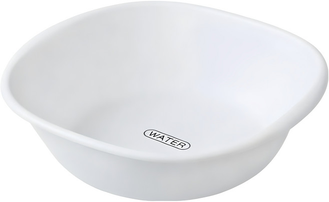 모나코올리브 라파스텔 스퀘어 대야 대형, 화이트, 1개