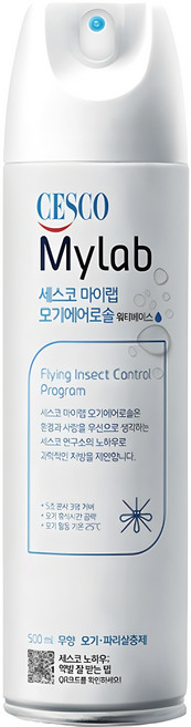 세스코마이랩 모기 에어로솔 워터베이스 무향, 1개, 500ml