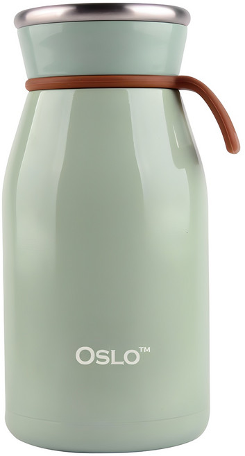 오슬로 밀크 텀블러, 그린, 350ml, 1개
