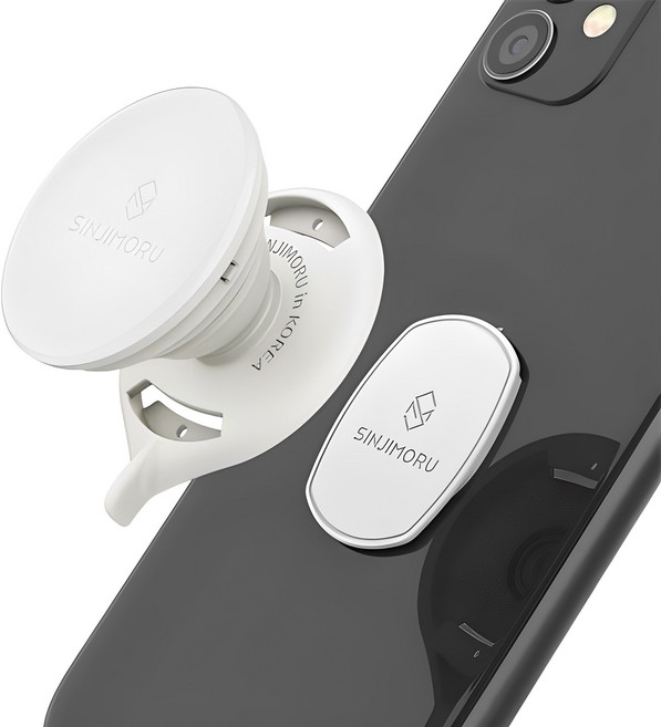 신지모루 신지마운트 휴대폰 스마트톡, 화이트, 1개