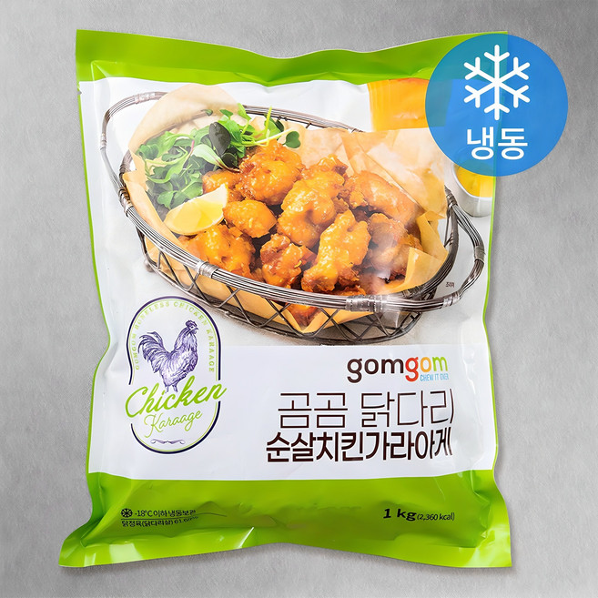 곰곰 닭다리 순살치킨가라아게, 1kg, 1개
