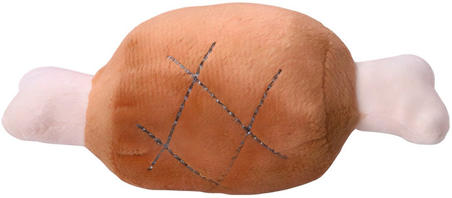 봉시리즈 삑삑이 애견 봉제장난감, 갈비, 1개