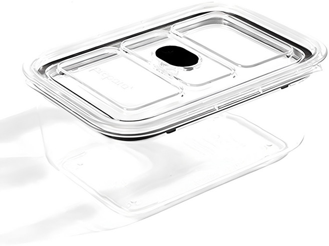 prepara 브루클린 트라이탄 밀폐용기 4호 1.5L 블랙, 1개, 1세트