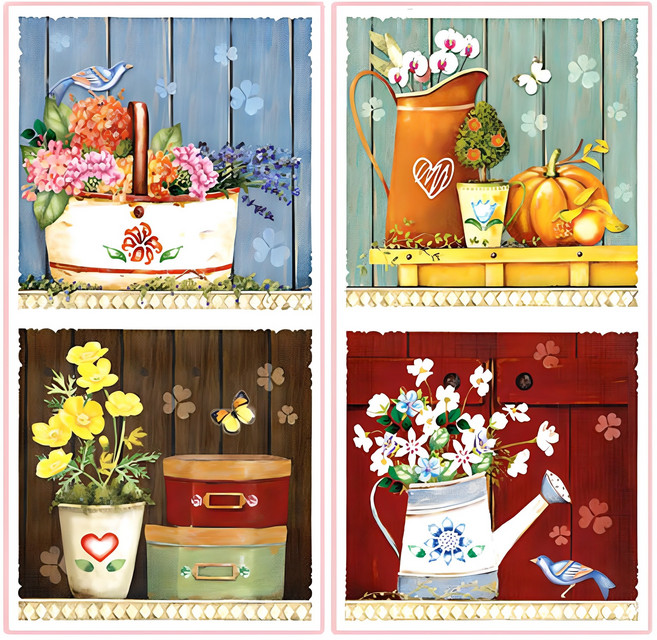 환타스틱스 홈코디 포인트스티커 나만의 TL-17015 2매 x 2p, 혼합 색상, 105 x 210 mm