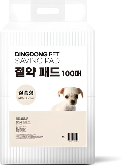 딩동펫 절약 배변패드, 100개입, 1개
