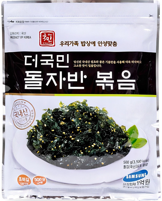 더국민 돌자반볶음, 500g, 1개