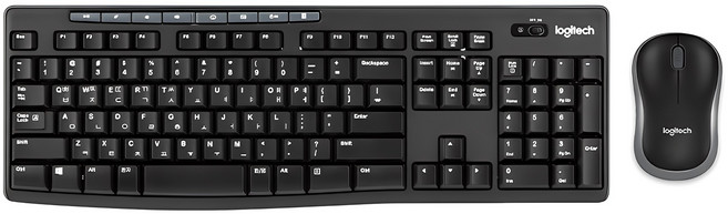 로지텍 키보드 + 마우스 세트, MK270R, 일반형