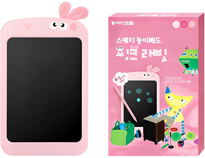 놀이자신감 스케치 놀이패드, PG001, 핑크래빗