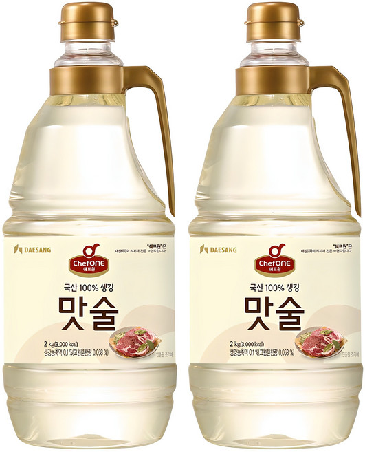 쉐프원 맛술, 2kg, 2개