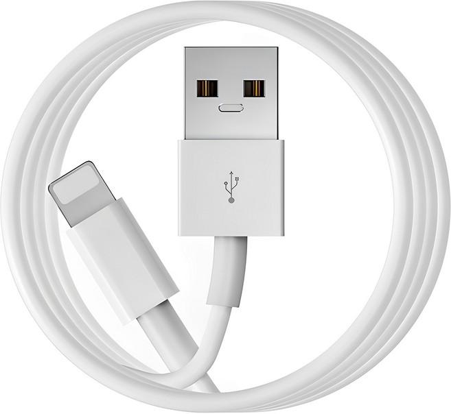 아이폰 8핀 고속충전 라이트닝 케이블, 1m, 화이트, 1개