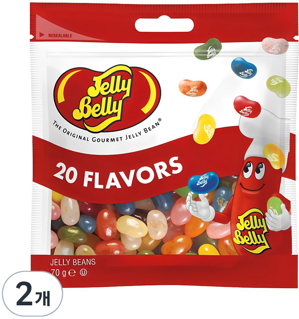 젤리벨리 20가지 혼합맛, 70g, 2개