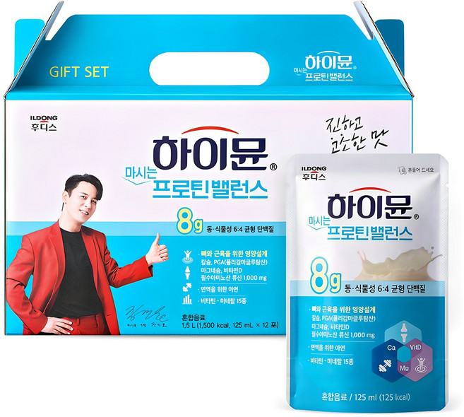 하이뮨 마시는 프로틴 밸런스, 125ml, 12개