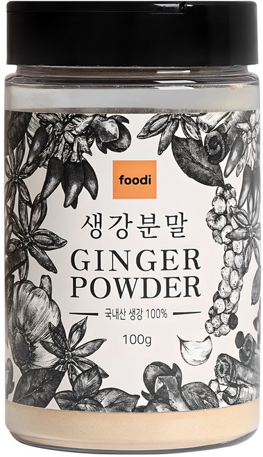 foodi 국내산 생강분말, 100g, 1개
