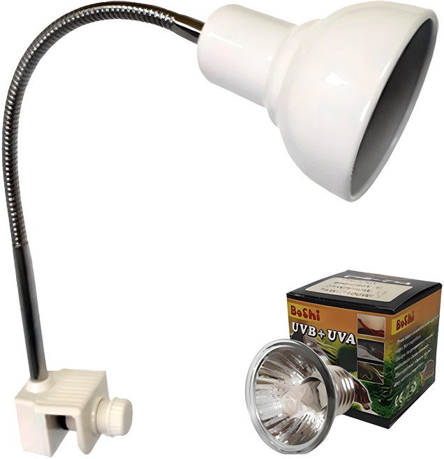 칸후아쿠아리움 파충류 할로겐 조명 + 램프, WHITE, 1개