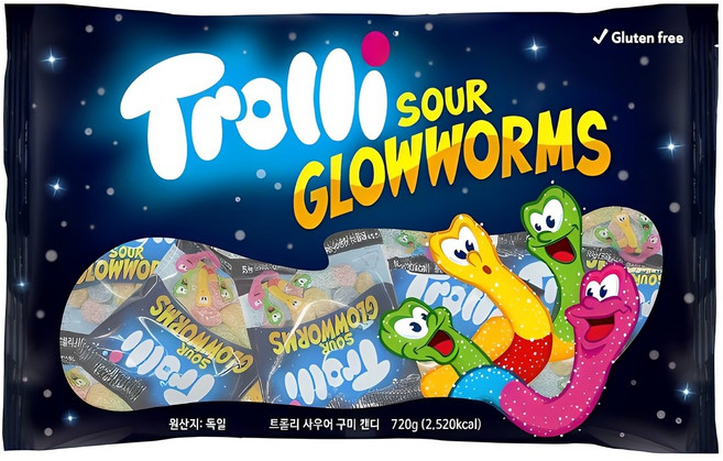 트롤리 사우어 구미젤리 72개입, 720g, 1개
