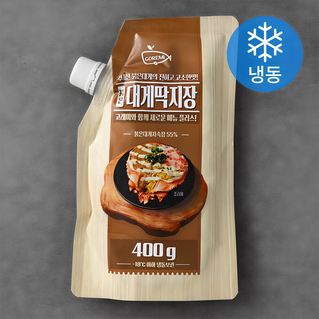 고래미 붉은대게딱지장 (냉동), 400g, 1개