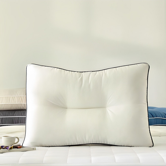 모던하우스 커버가 필요없는 경추굽베개, 아이보리, 1개