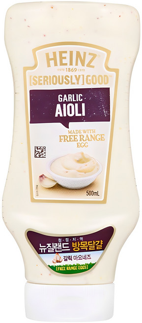 하인즈 굿 갈릭 아이올리 마요네즈, 500ml, 1개
