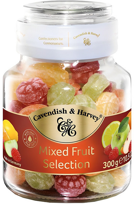 캐빈디쉬앤하비 믹스드 후르티 셀렉션 캔디, 300g, 1개