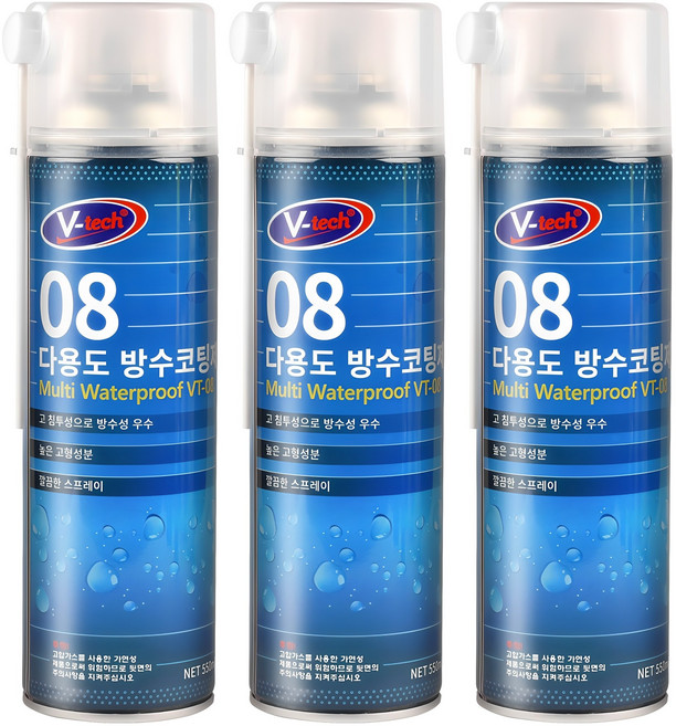 Vtech 다용도 방수 코팅제 550ml, 3개