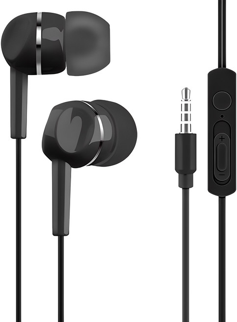 808 2세대 어쿠스틱 베이직 이어폰, 808-K02, 블랙