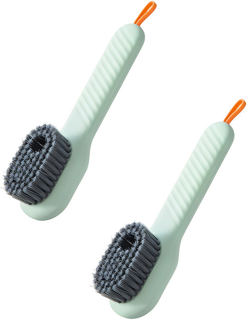 더자카 올인원 운동화 청소솔, 그린, 2개