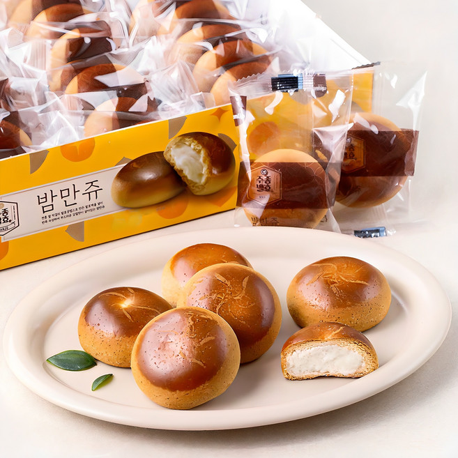 삼립 주종발효 밤만쥬, 27g, 40개입, 1개