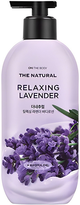 온더바디 더내추럴 바디로션 릴렉싱 라벤더향, 400ml, 1개