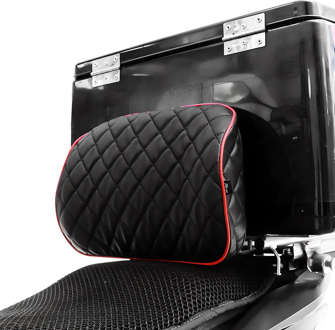 엑스핏 티박스 바이크 허리쿠션, 레드, 1개