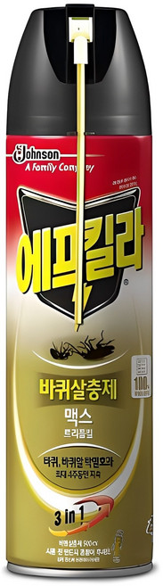 에프킬라 바퀴살충제 맥스 트리플킬, 500ml, 1개