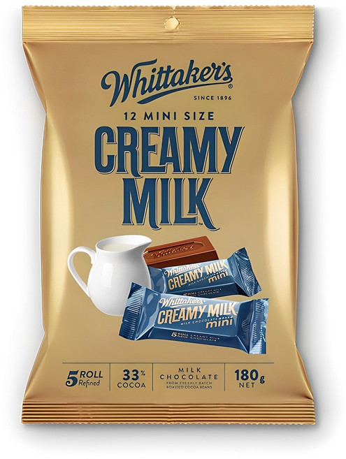 휘태커스 미니 슬랩 크리미 밀크 초콜릿, 180g, 1개