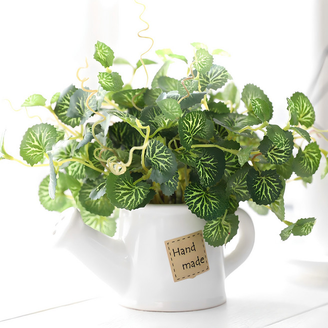 행복한마을 조화 화분, 물조리개아이비, 1개