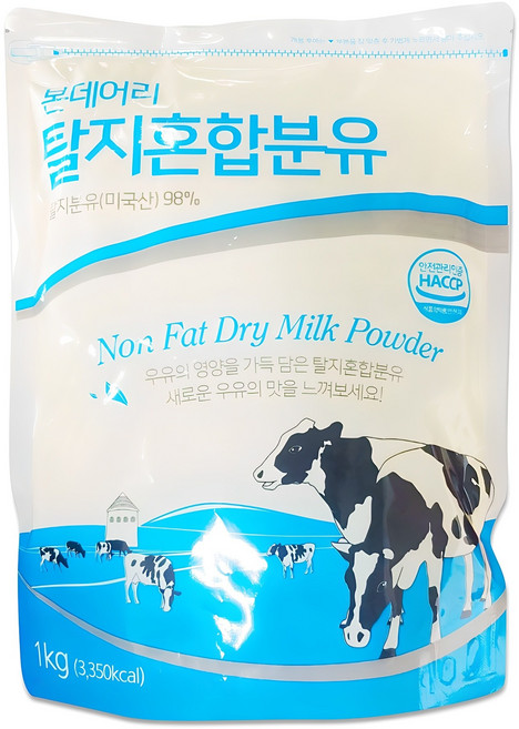 본데어리 탈지 혼합분유, 1kg, 1개
