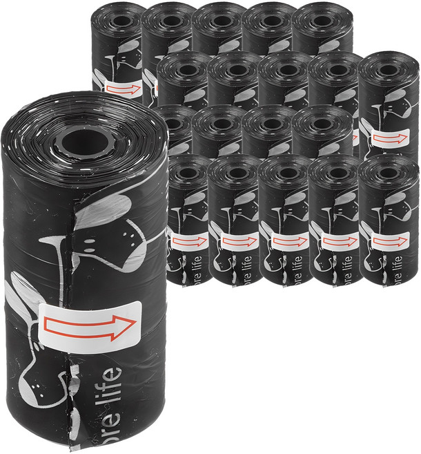 탐사 반려동물 풉백 리필형 배변봉투, 300개, 블랙