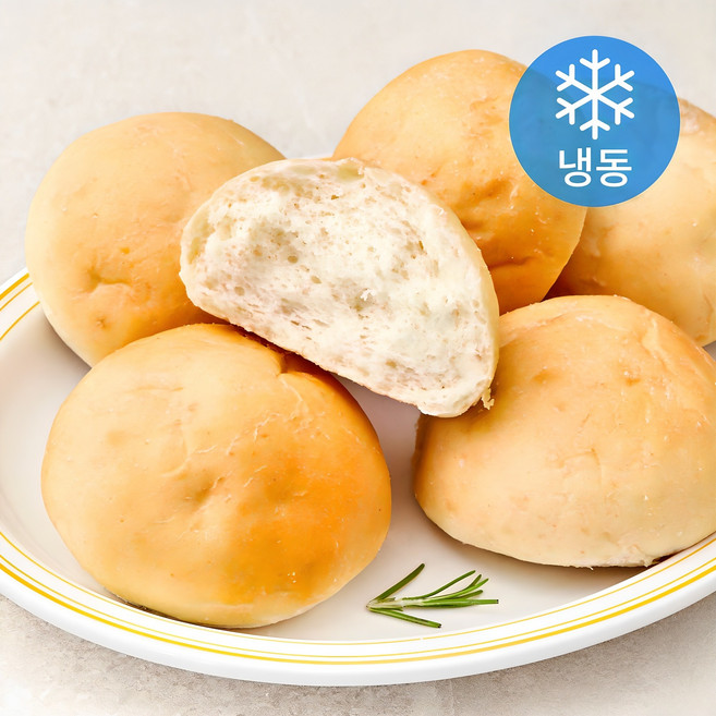 야미요밀 정성가득 채식 백미 모닝빵 (냉동), 1개, 225g