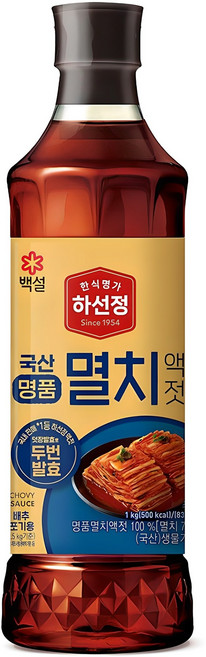 하선정 명품 멸치액젓, 1kg, 1개