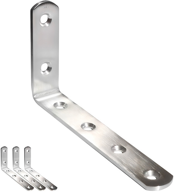 엠파이어 보강철물 스텐 L형 앵글 꺽쇠, 4개