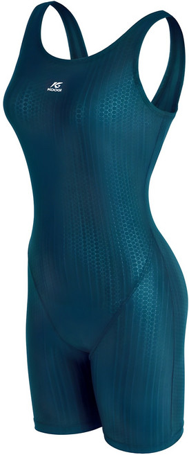 쿠기어드벤쳐 여성용 반전신 U자형 3부 실내수영복 KSR8518